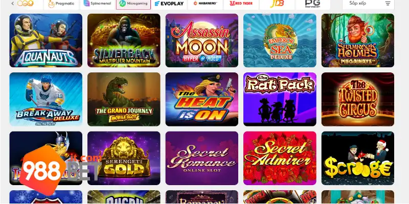 Top các nhà cung cấp game chất lượng hàng đầu